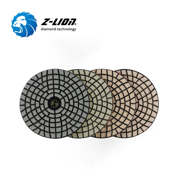 ZL-123P 4 Steps Dry Polishing Pads Stone Polishing Pads